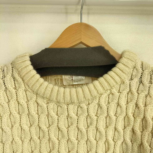 AMITA イタリア製 ウールケーブルニット セーター メンズ import:L