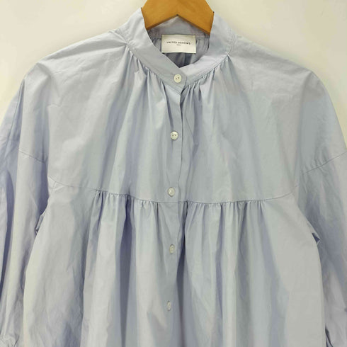 ビューティーアンドユースユナイテッドアローズ BEAUTY & YOUTH UNITED ARROWS ギャザースタンドカラーブラウス レディース