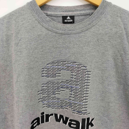 エアウォーク AIRWALK 00s ロゴグラフィックプリント 半袖Tシャツ メンズ import:L