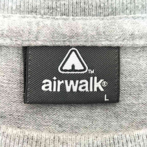 エアウォーク AIRWALK 00s ロゴグラフィックプリント 半袖Tシャツ メンズ import:L