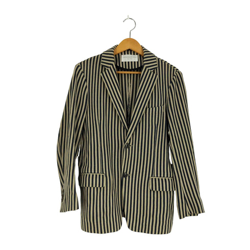 トゥモローランド TOMORROWLAND スウェット地 ストライプ 2Bテーラードジャケット メンズ JPN:46