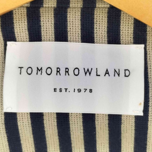 トゥモローランド TOMORROWLAND スウェット地 ストライプ 2Bテーラードジャケット メンズ JPN:46