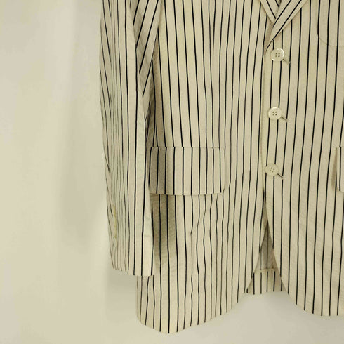 ポールスミス Paul Smith シアサッカー ストライプ テーラードジャケット メンズ import:M