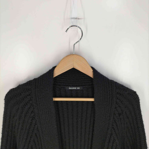 ギャルリーヴィー GALERIE VIE knit outer ニットガウンコート レディース FREE