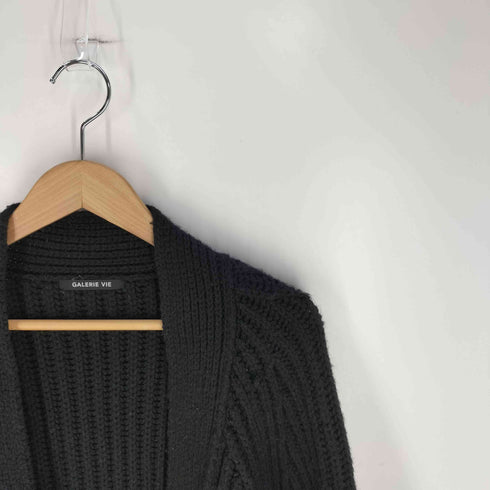 ギャルリーヴィー GALERIE VIE knit outer ニットガウンコート レディース FREE