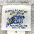NAVAL ACADEMY GIFT SHOP USA製 シングルステッチ 霜降り ロゴプリント クルーネックカットソー メンズ import:S