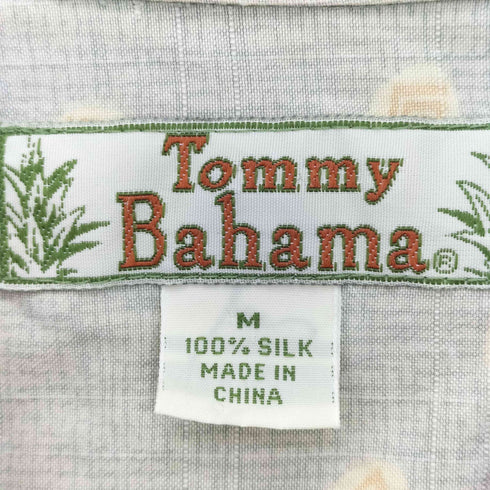 トミーバハマ Tommy Bahama 90-00s シルク100 総柄アロハシャツ メンズ import:M