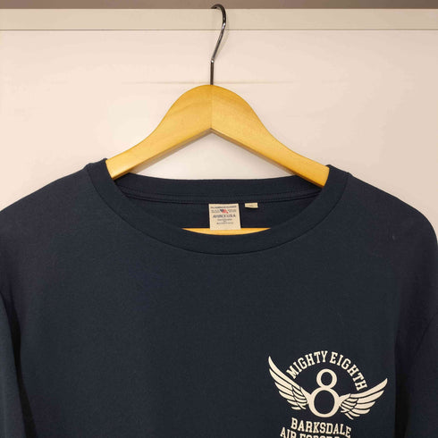 アヴィレックス AVIREX USAF アメリカ空軍 ロゴ プリント L/S Tシャツ メンズ JPN:XL