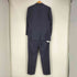 バーニーズニューヨーク BARNEYS NEWYORK MADISON SUPER 120S VITALE BARBERIS CANONICO ウール ストライプ 段返り 3Bテーラードジャケット ノータック スラックス セットアップ メンズ 46-03