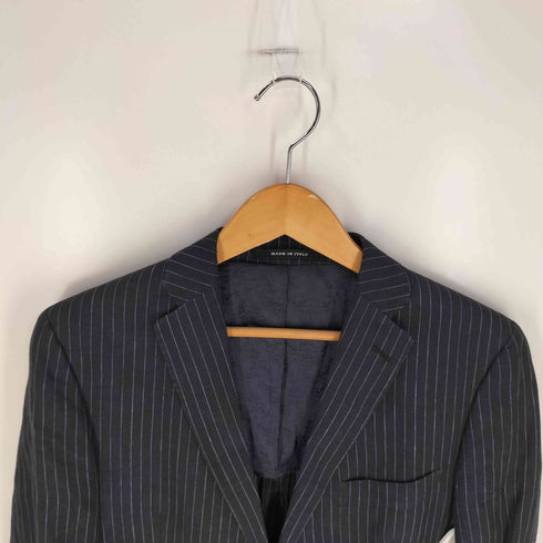 タリアトーレ TAGLIATORE イタリア製 背抜き 総柄 リネン100% 2Bテーラードジャケット メンズ EUR:46