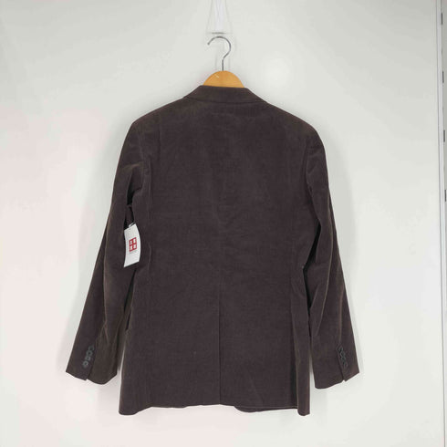 ダナキャランニューヨーク DKNY ベロア 2Bテーラードジャケット メンズ import:M