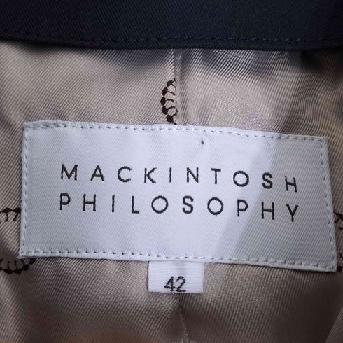 マッキントッシュフィロソフィー MACKINTOSH PHILOSOPHY ライナー付き ステンカラーコート メンズ UK:42
