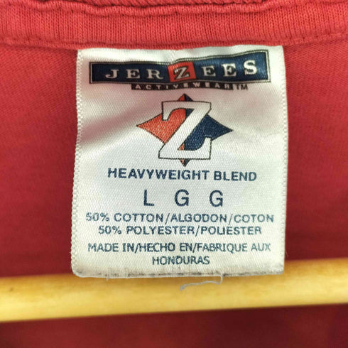 ジャージーズ JERZEES 90-00s THETA CHI プリント クルーネック半袖 Tシャツ メンズ import:L