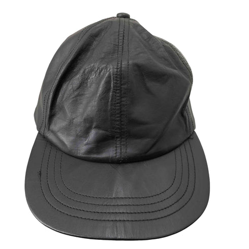 ブローナー BRONER 90S USA製 ADJUSTABLE 6パネル レザーキャップ メンズ ONE SIZE