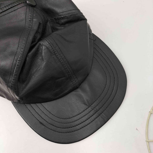 ブローナー BRONER 90S USA製 ADJUSTABLE 6パネル レザーキャップ メンズ ONE SIZE