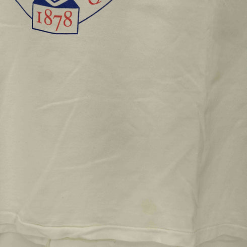 アンビル Anvil 90s USA製 シングルステッチ DUQUESNE UNIVERSITY カレッジプリント クルーネック半袖 Tシャツ メンズ import:XL