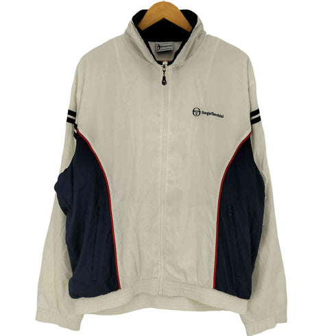 セルジオタッキーニ SERGIO TACCHINI 90-00s ロゴ刺繍 配色切替 ナイロンジャケット メンズ 52