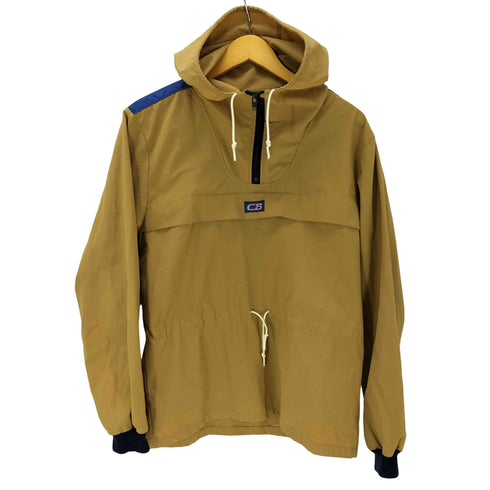 90S CB SPORTS 三角タグ カンガルーポケット 異素材切替 ハーフジップ アノラック パーカー ジャケット メンズ import:S