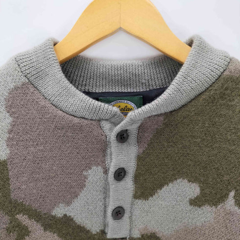 カベラス Cabela's 90-00S カモ 迷彩柄 中綿 ハーフボタン フリース プルオーバー メンズ import:XL