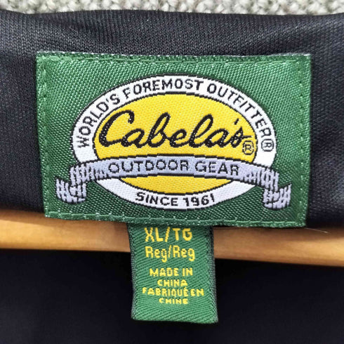 カベラス Cabela's 90-00S カモ 迷彩柄 中綿 ハーフボタン フリース プルオーバー メンズ import:XL