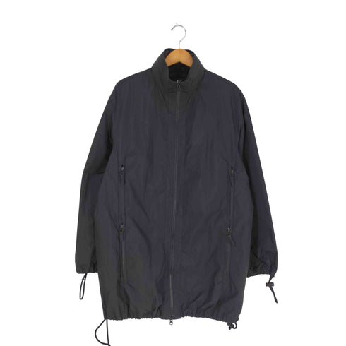 シーケーカルバンクライン ck Calvin Klein 袖裾ドローコード フロント 2連ジップポケット フード格納 ダブルジップ シェルジャケット メンズ import:L