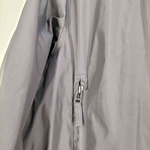 シーケーカルバンクライン ck Calvin Klein 袖裾ドローコード フロント 2連ジップポケット フード格納 ダブルジップ シェルジャケット メンズ import:L