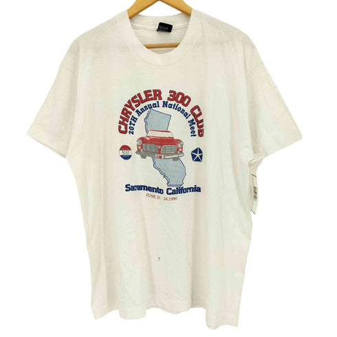 スクリーンスターズ SCREEN STARS 90s USA製 シングルステッチ コットンポリ CHRYSLER 300 CLUB 半袖 Tシャツ メンズ import:XXL
