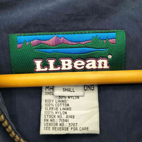エルエルビーン L.L.Bean 90s 旧タグ 比翼ダブルジップ フィッシュテール マウンテンコート レディース import:S