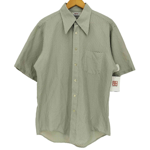 ENRO 70s 総柄 半袖シャツ メンズ import:L
