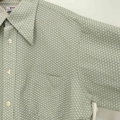 ENRO 70s 総柄 半袖シャツ メンズ import:L
