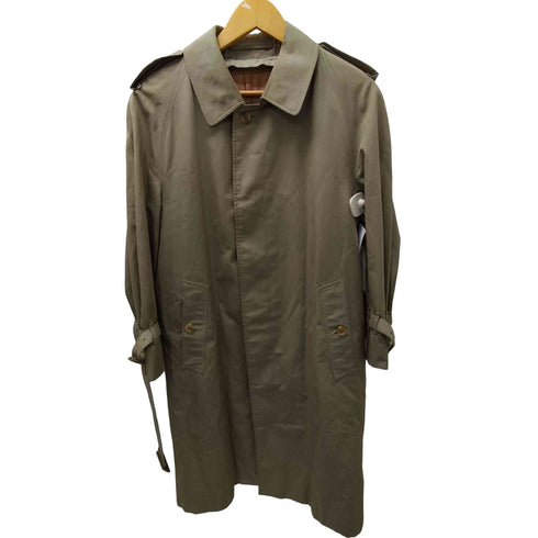 バーバリーズ BURBERRYS 70-80S 英国製 MARUZEN 丸善別注 裏地ノバチェック 玉蟲 トレンチコート メンズ