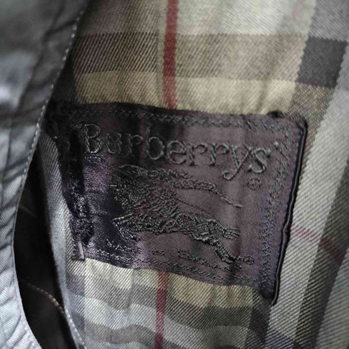 バーバリーズ BURBERRYS 90S 英国製 裏地ノバチェック 後染め バルマカーン ステンカラー コート メンズ
