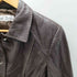 Lamb Leather Lacket 裏地総柄 ステッチ デザイン 羊革 ラムレザー シングル ライダース ジャケット レディース import:M