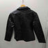 Lamb Leather Lacket 裏地総柄 ツギハギ ステッチ デザイン 羊革 ラムレザー ジャケット レディース import:M