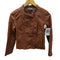 Lamb Leather Lacket 羊革 ラムレザー ダブル ライダース ジャケット レディース 38