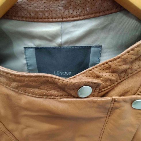 Lamb Leather Lacket 羊革 ラムレザー ダブル ライダース ジャケット レディース 38