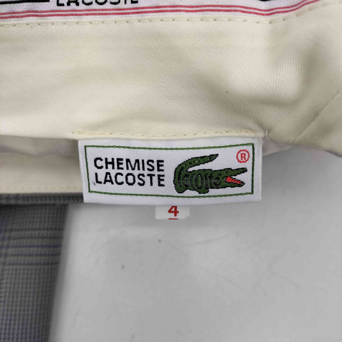 シュミーズラコステ CHEMISE LACOSTE グレンチェック スラックス メンズ 4