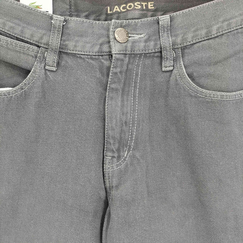 ラコステ LACOSTE ブラックデニムパンツ メンズ 79