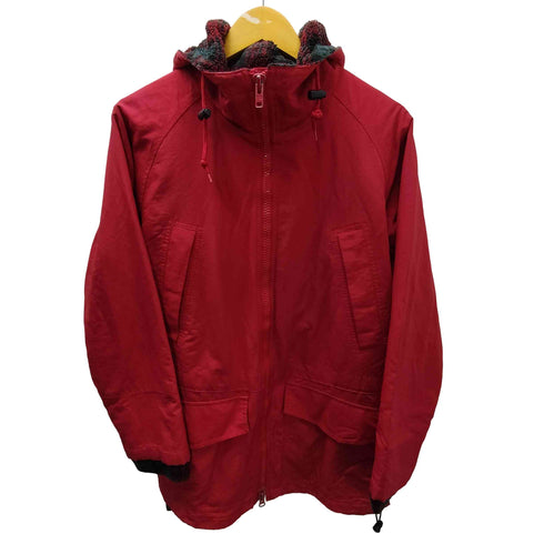 エルエルビーン L.L.Bean 90S 裏地ボアチェック リップストップ マウンテン パーカー レディース import:M