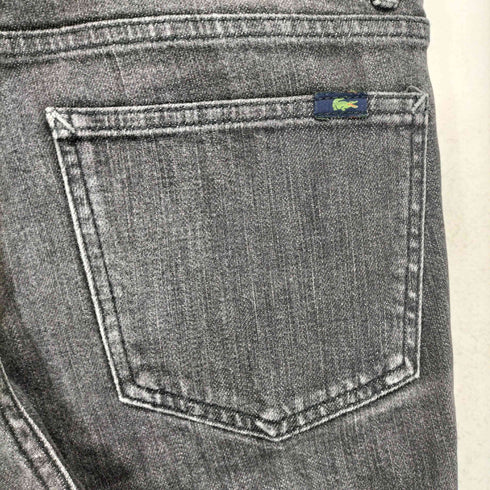 ラコステ LACOSTE ブラックデニムパンツ メンズ 79