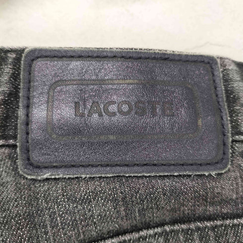 ラコステ LACOSTE ブラックデニムパンツ メンズ 79
