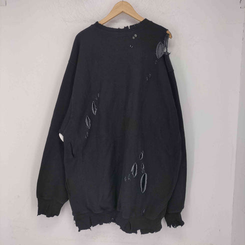 steve & barrys ダメージ加工リメイク army スウェット メンズ XXL