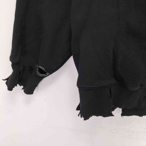 steve & barrys ダメージ加工リメイク army スウェット メンズ XXL
