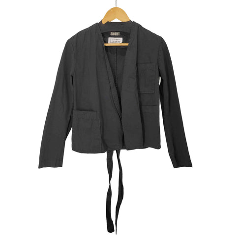 メゾンマルジェラ Maison Margiela MM6 SHORT ここのえ期 ノーカラーテーラードジャケット レディース 40