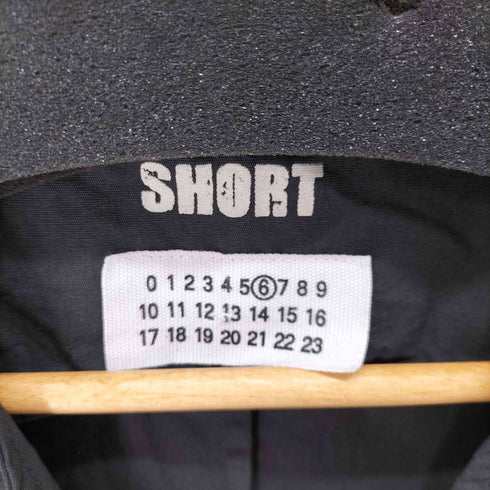 メゾンマルジェラ Maison Margiela MM6 SHORT ここのえ期 ノーカラーテーラードジャケット レディース 40