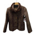 Italian Fabric Mink Real Fur 100% & CASHMERE 100% Zebra Jacket イタリア製 生地 ミンク リアルファー & カシミア 100% ゼブラ ジャケット レディース import:M
