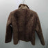 Italian Fabric Mink Real Fur 100% & CASHMERE 100% Zebra Jacket イタリア製 生地 ミンク リアルファー & カシミア 100% ゼブラ ジャケット レディース import:M