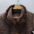 Italian Fabric Mink Real Fur 100% & CASHMERE 100% Zebra Jacket イタリア製 生地 ミンク リアルファー & カシミア 100% ゼブラ ジャケット レディース import:M