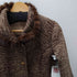Italian Fabric Mink Real Fur 100% & CASHMERE 100% Zebra Jacket イタリア製 生地 ミンク リアルファー & カシミア 100% ゼブラ ジャケット レディース import:M