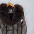 Real Fur 100% & Real Leather Mouton Long Coat リアルファー 100% & 本革 リアルレザー ムートン ロング コート レディース 3